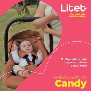 Bebê Conforto Candy 0-13kgs Caramelo Litet - BB199